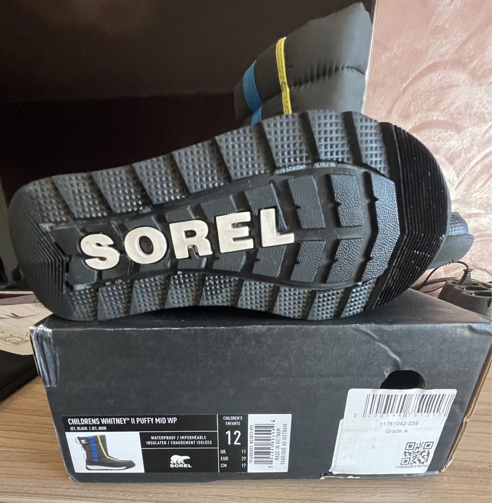 Зимни ботушки Sorel номер 29