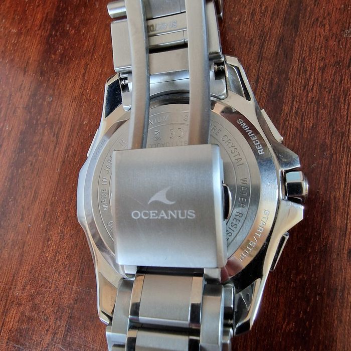 Мъжки часовник Casio Oceanus OCW-G2000-1AJF GPS,Bluetooth,Sapphire.