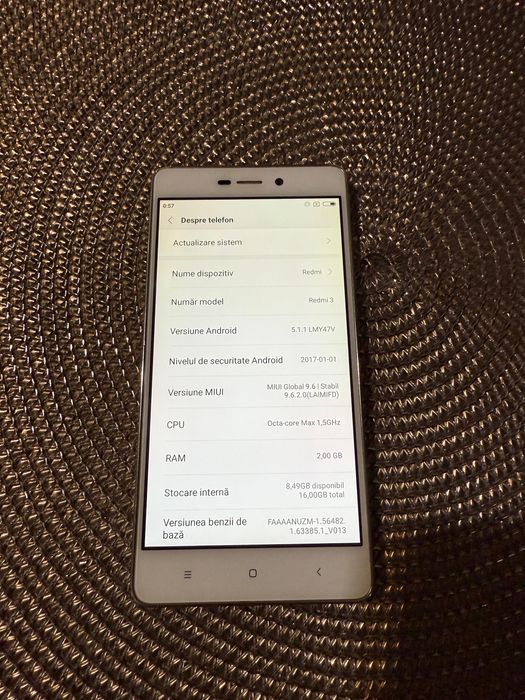 vand Redmi 3 utilizat