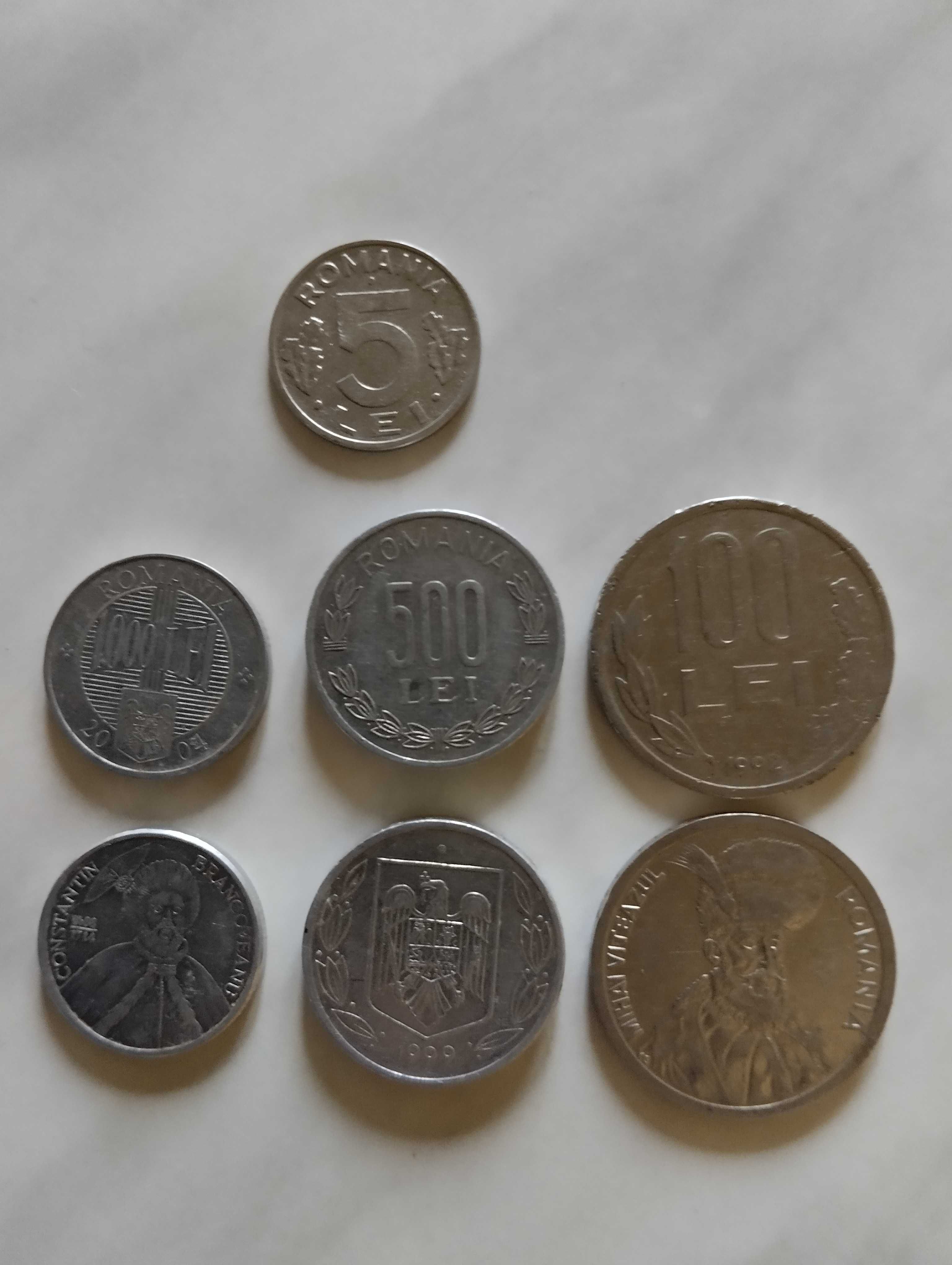 Monede românești de diferite valori