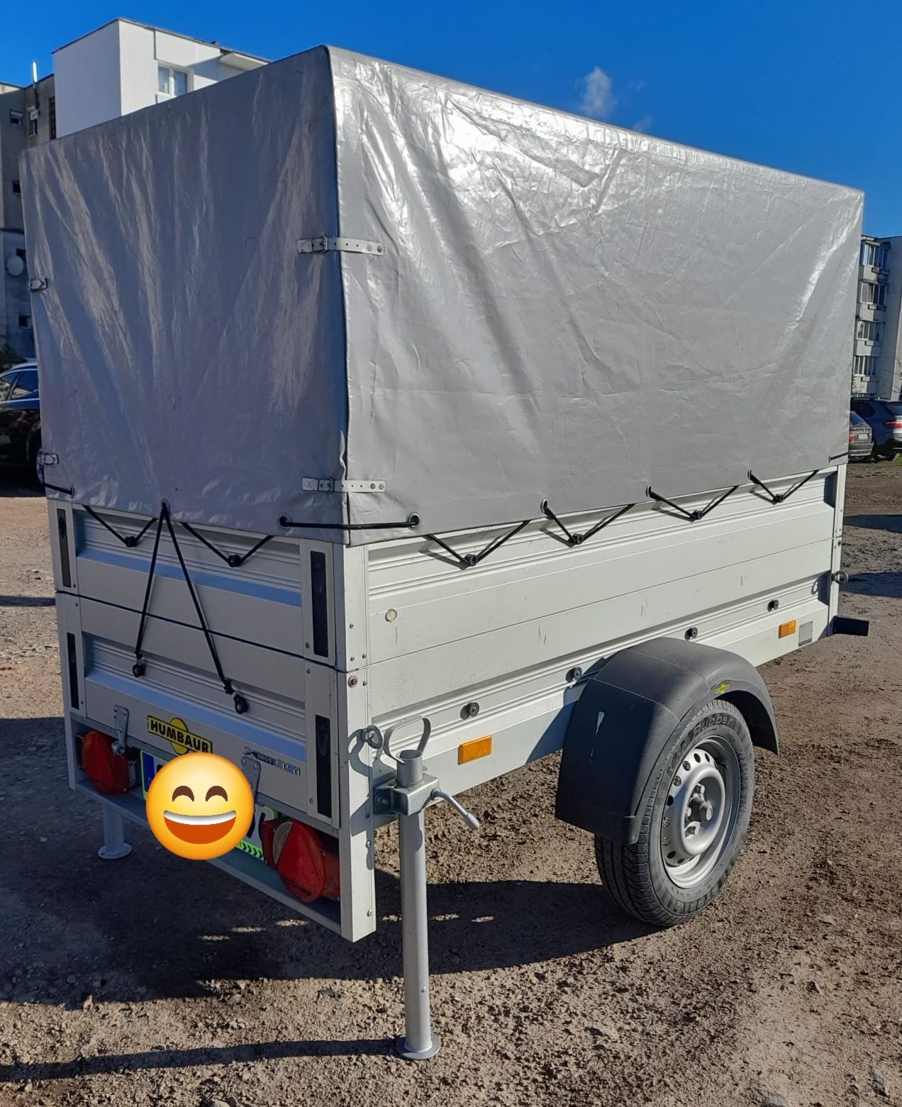 Remorca Humbaur 750 kg aluminiu