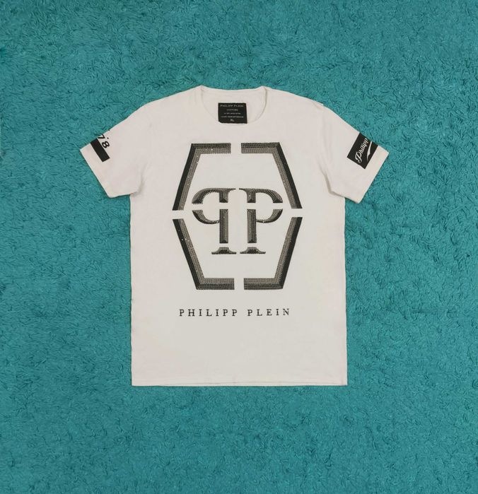 Tricou Phillip Plein - Pearl White