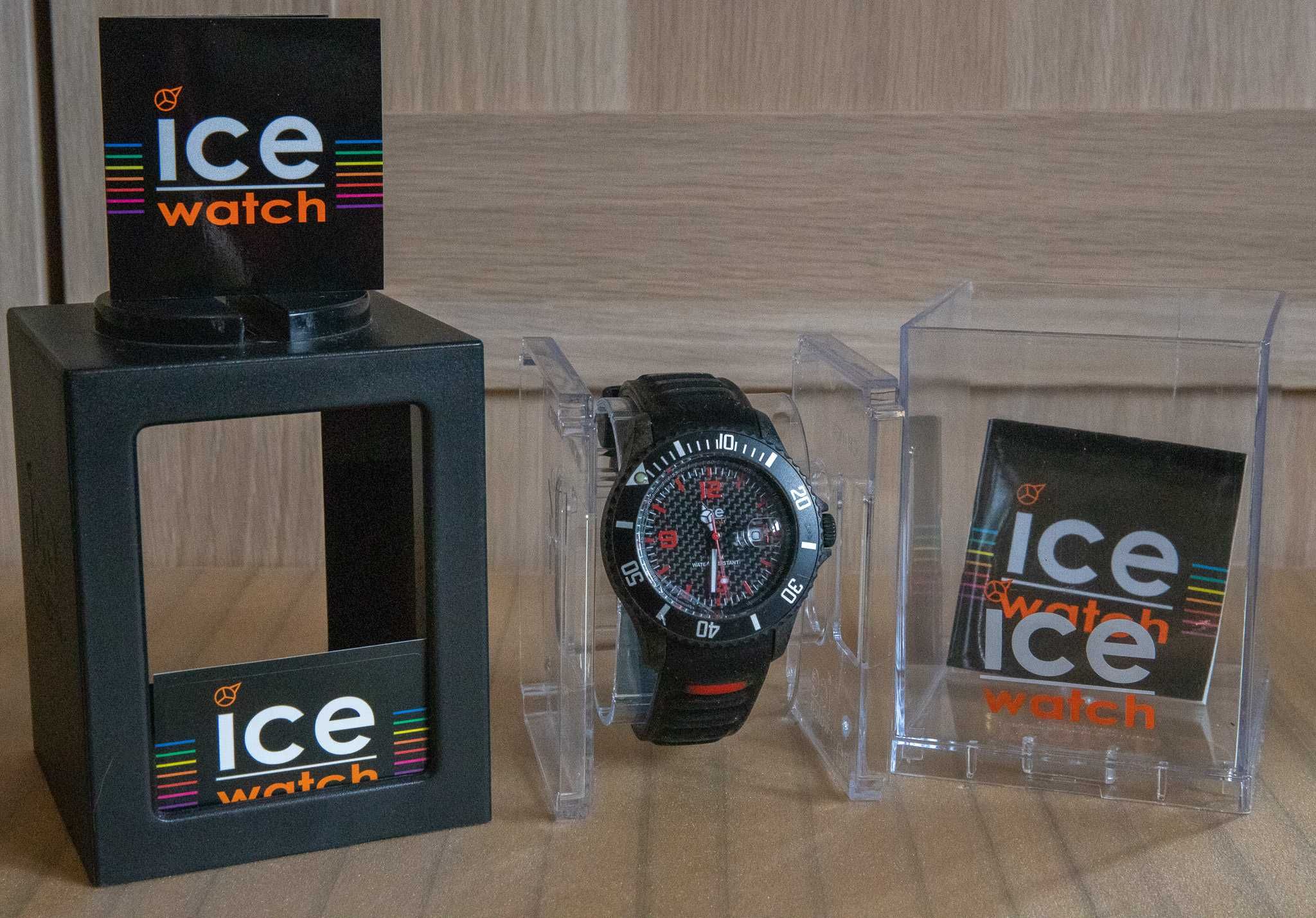 Ceas barbatesc ICE Watch negru, second hand, seria 001312