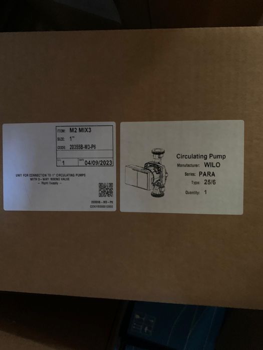 Grup de pompare cu pompa de recirculare wilo