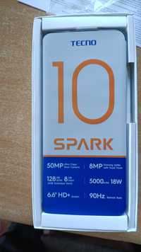 Продам телефон Tehno spark 10 4/128гб