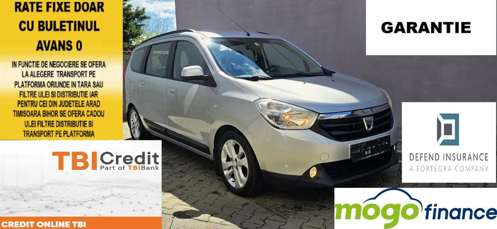 Dacia Lodgy Dacia Lodgy an 2012 carlig remorcare Navi clima 1500 cm3 diesel
