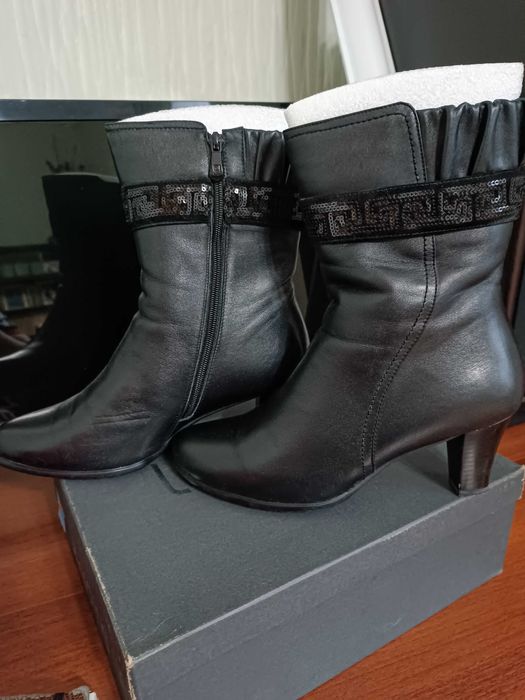 Сапоги натуральная кожа