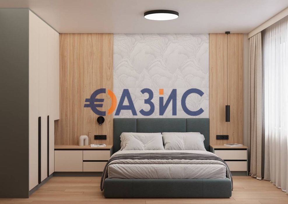 2-стаен апартамент на 3-ти етаж, комплекс Доменико, Свети Влас - 64.04