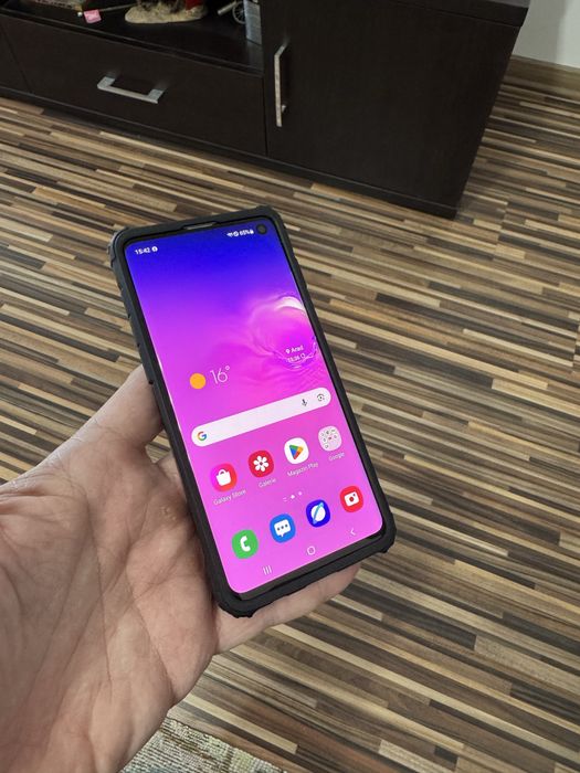 Samsung Galaxy S10, 8GB RAM, Memorie 128GB, husa Armour, frumos