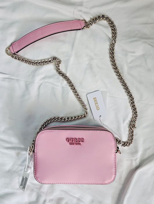 Розова чанта Guess