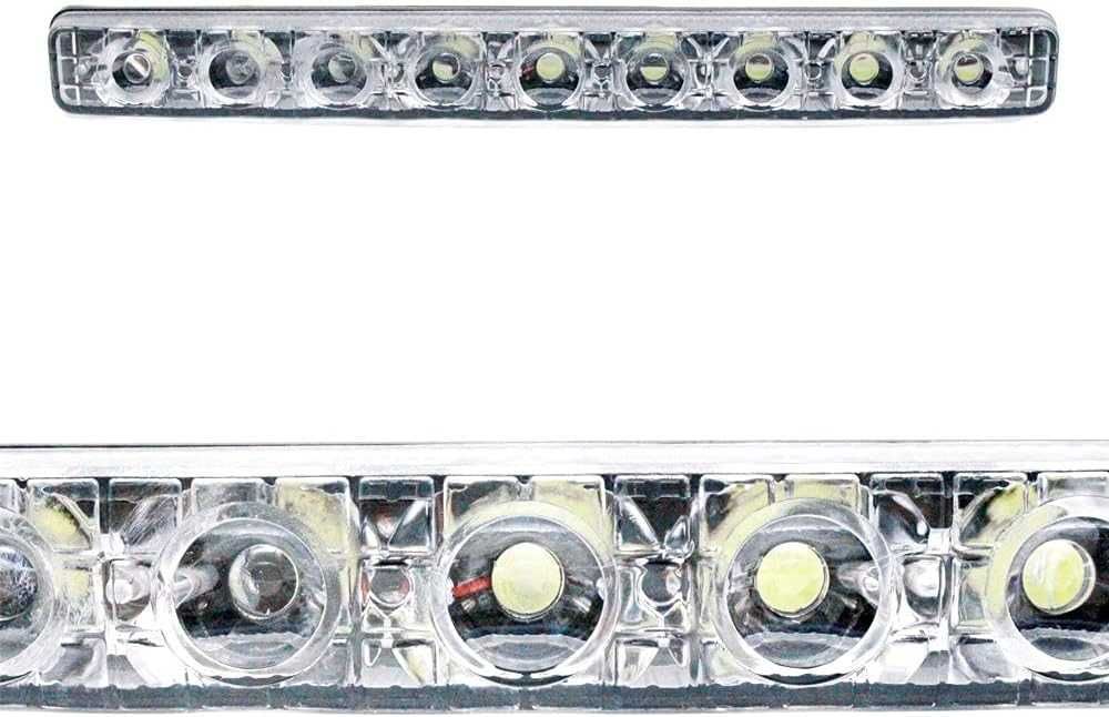 DRL дневни светлини с функция мигач - 9 LED диода.
