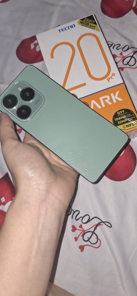 Tecno spark 20pro 16/256tali