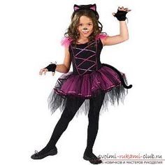 Новогодний костюм кошечки