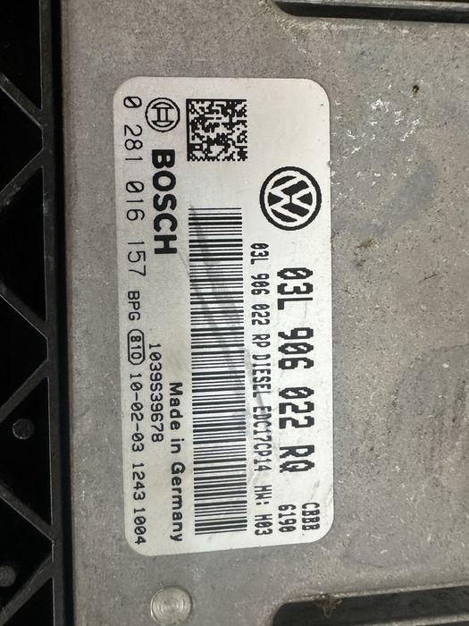 Calculator motor ecu vw tiguan 5N 2.0tdi cba cbb 03L906022RQ