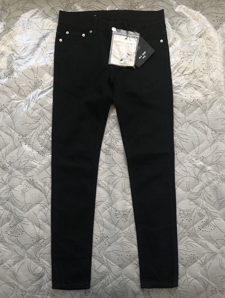 НОВИ BLK DNM Black Skinny 25 Jeans 100%  ОРИГИНАЛНИ мъжки дънки - 30