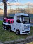 Детски Акумулаторен Камион Mercedes ACTROS, 4х4, 140W, 24V, EVA гуми