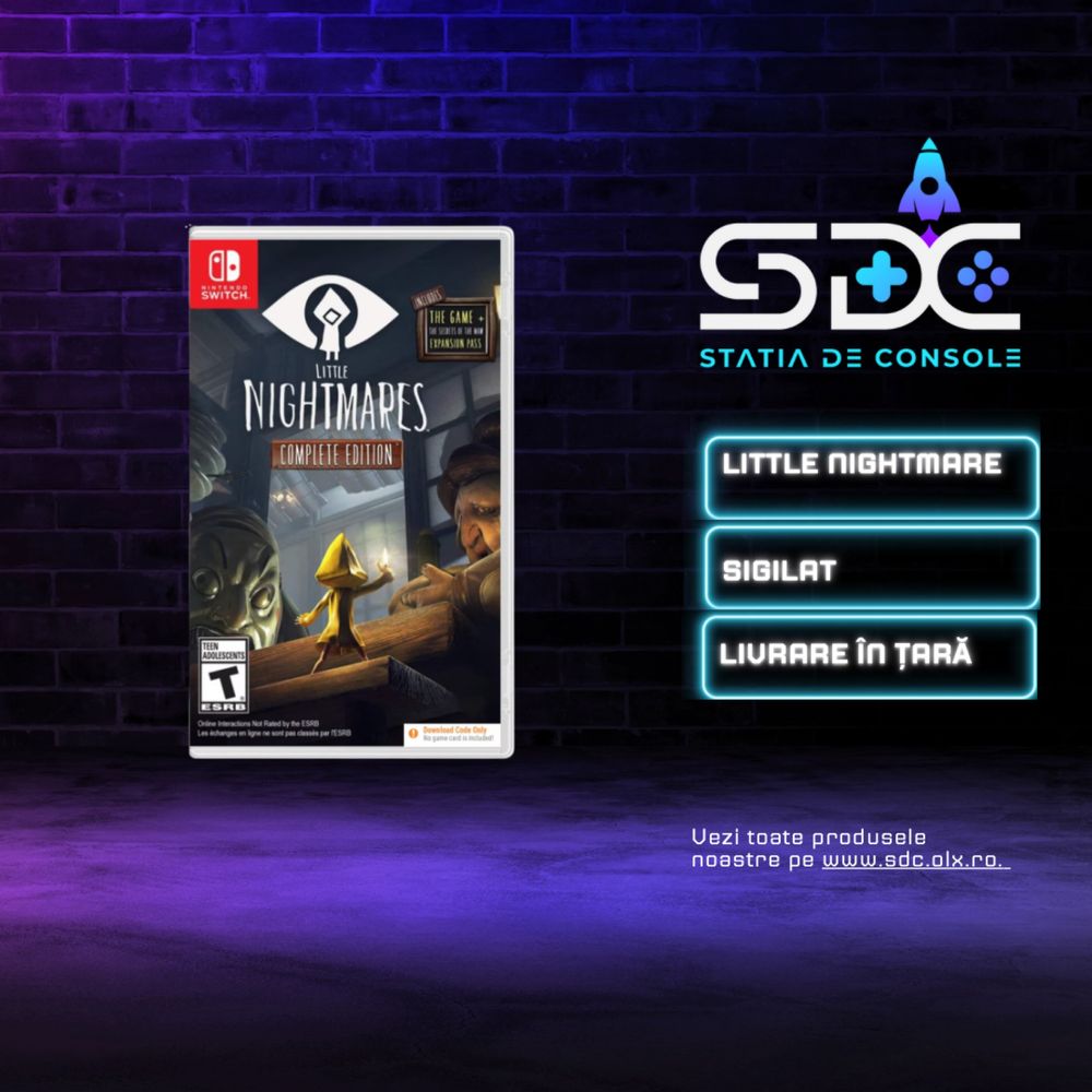 SIGILAT Joc Little Nightmares Complete Edition Nintendo Swtich  | SDC