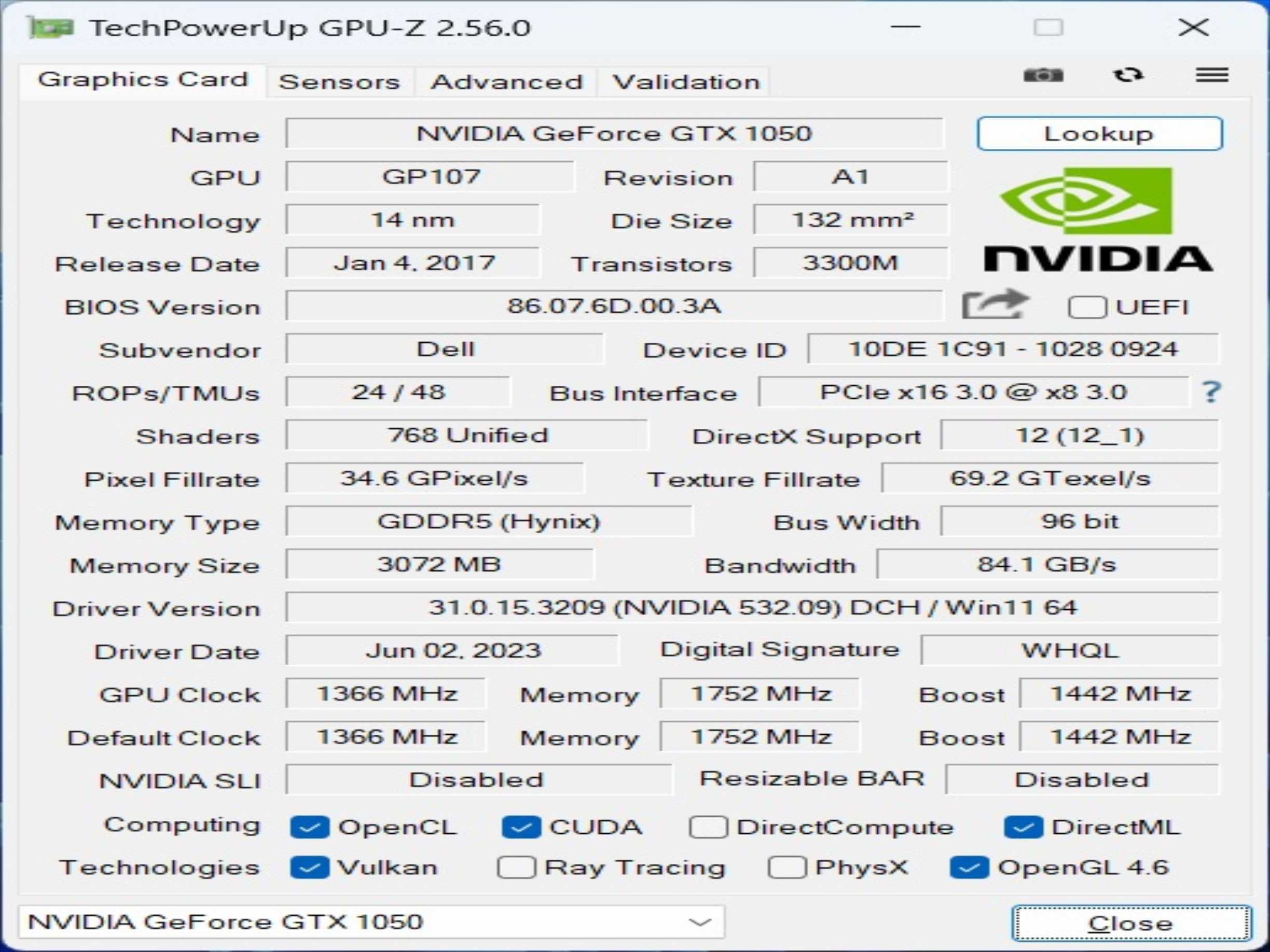 Лаптоп DELL Vostro 7590 i7-9750H 2.60GHz/RAM16GB/NVMe 1TB/NVIDIA 1050
