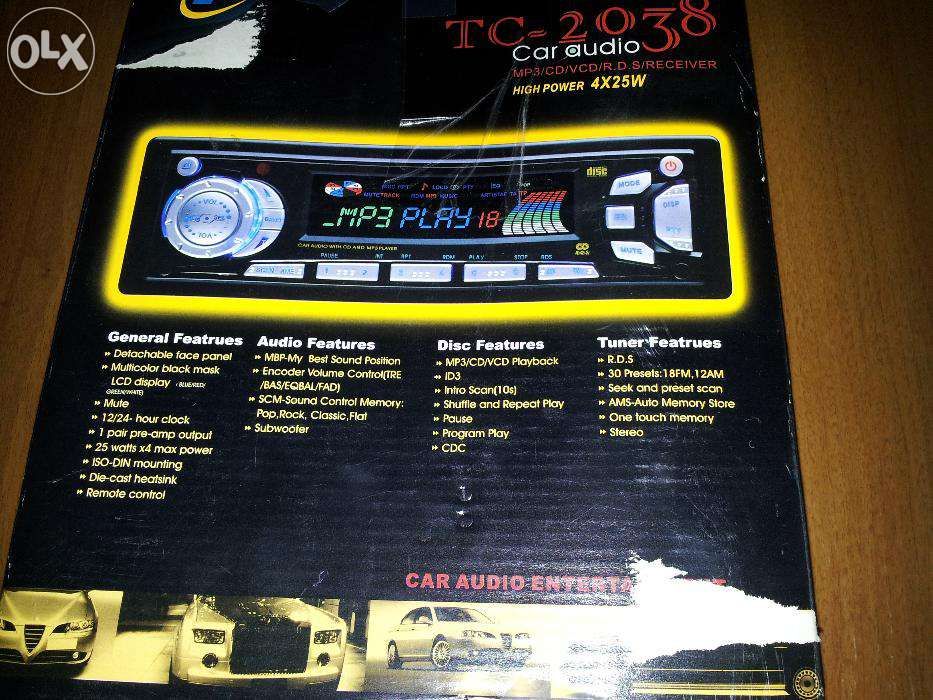 Radiocasetofon cu CD/Mp3/VCD/RDS/RECEIVER