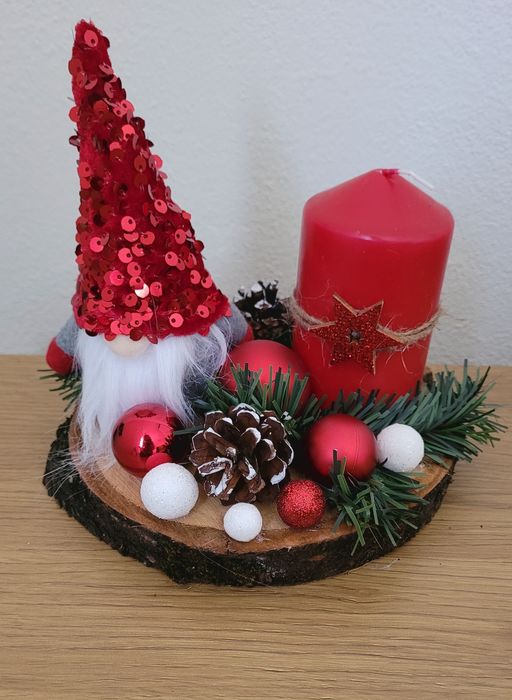 Aranjamente handmade pentru masa de Crăciun Crăciun