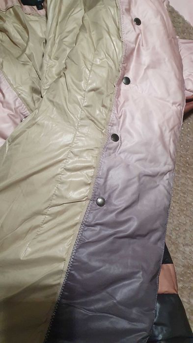 Дамско яке в нежни пастелни цветове аранжирано с  дантела , размер С