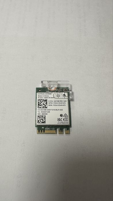 Placa de retea, OSGEAR Intel Dual Band Wireless AX210NGW
