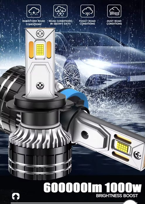 !! Ново !! Led крушки h1,h7,h4, 30диода чип 9985