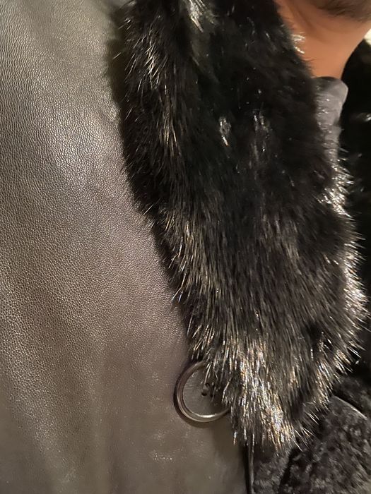 Кожаная дубленка в идеальном состоянии!