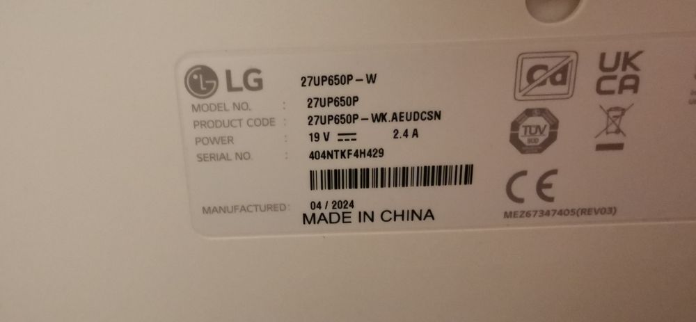 Монитор LG 27" 4K