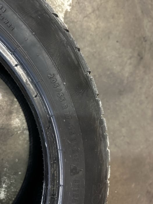 Гуми 205/55/R17 continental wintercontact 850 дот 2020 7,5 мм