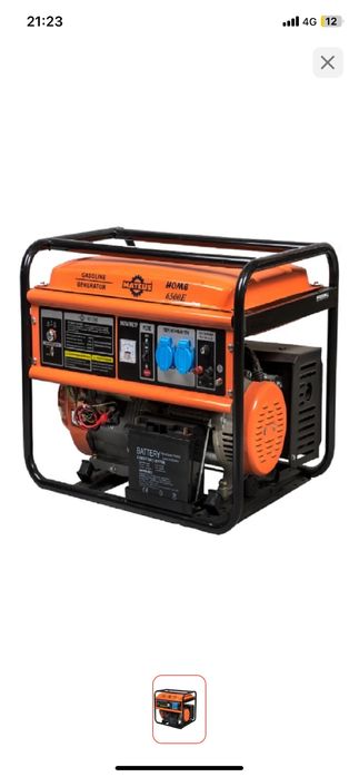 Электростанция бензиновая Mateus 5 кВт 1 (220 В), MS01104H