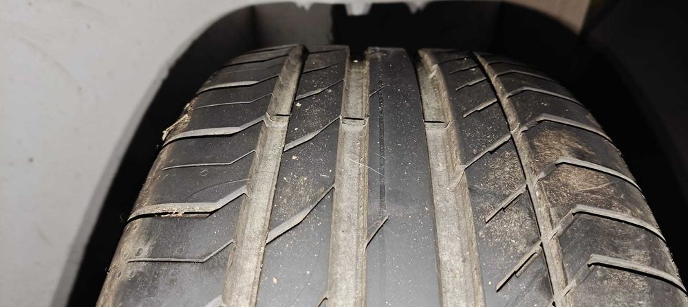 Vand set jante orig. aliaj Audi Q3 
235 50 R18 si anvelope stare f b