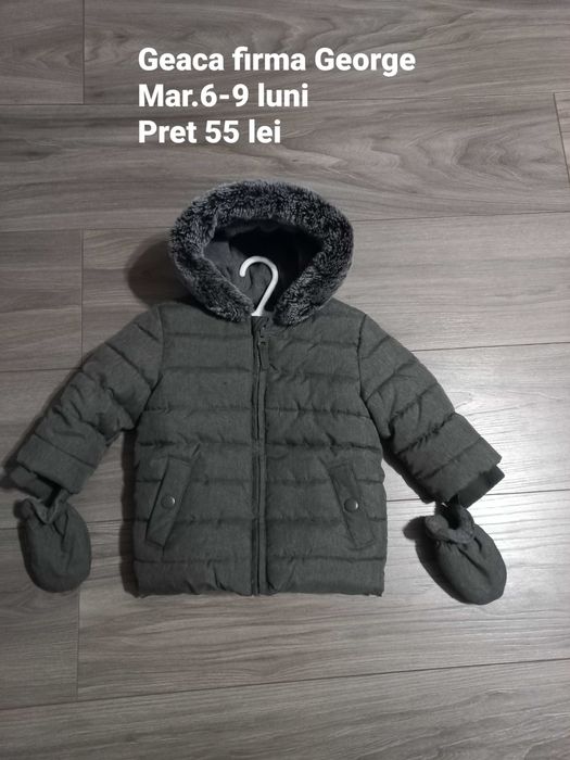 Geaca firma George Mar.6-9 luni
