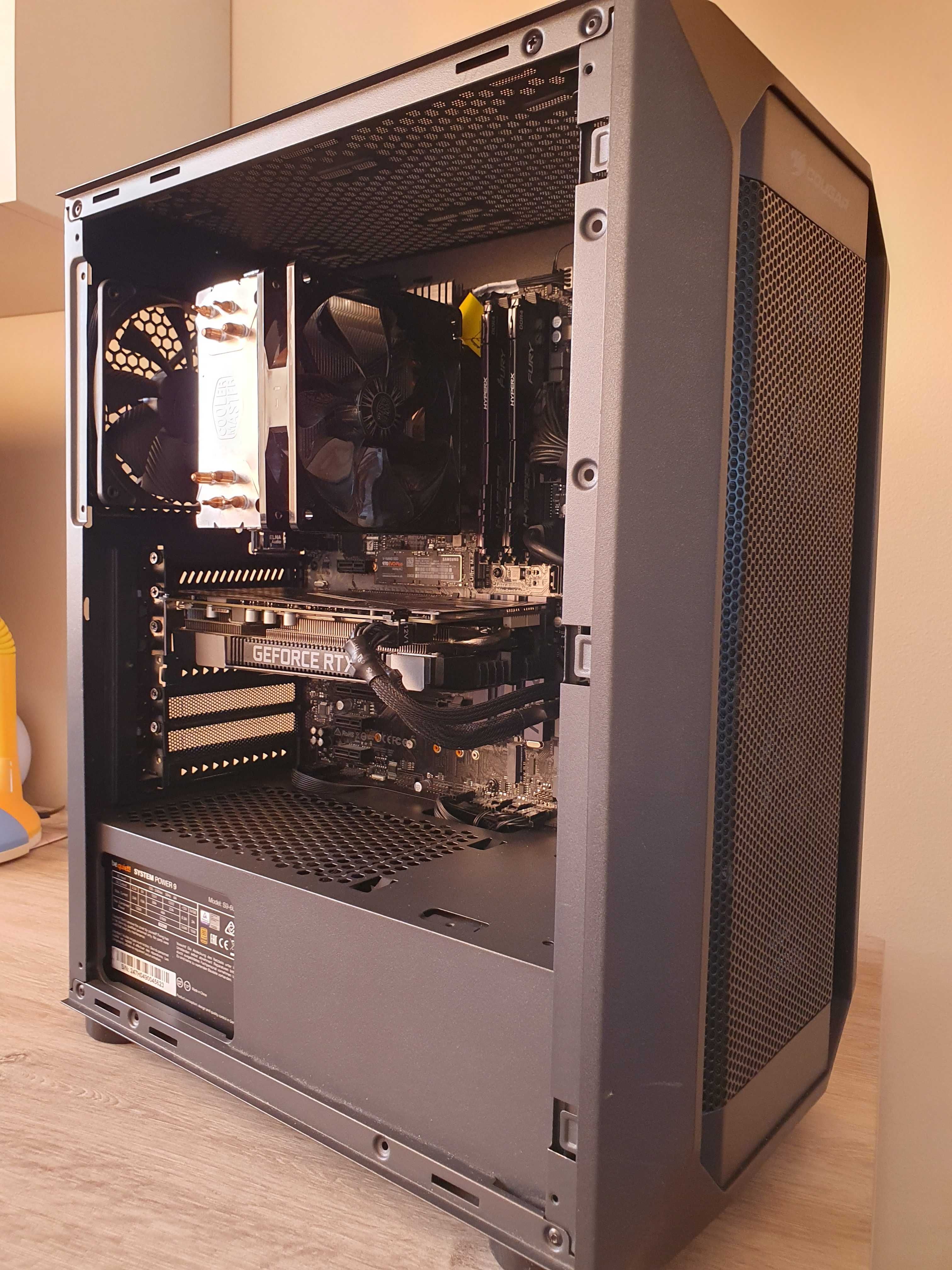 Настолен компютър Amd ryzen 5 2600, 16GB RAM, GeForce RTX 2060 Super