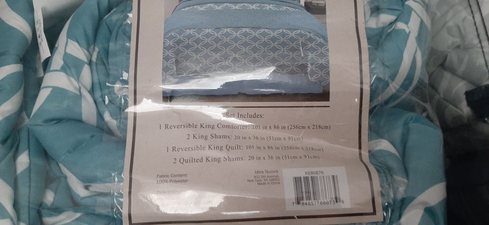 Set lenjerie pat 6 piese SUA King size