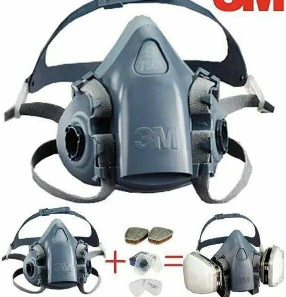 Респиратор Маска 3М 7502 Производства США ОРИГИНАЛ из Первых рук Оптом