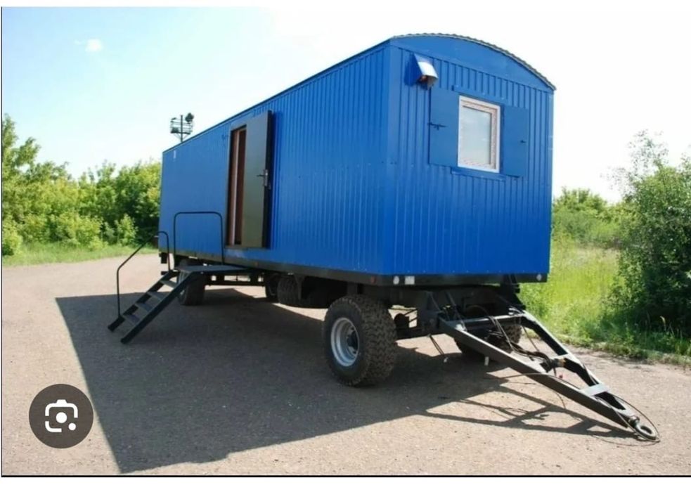 Изготовим модульные здание на колесах и стационарные.