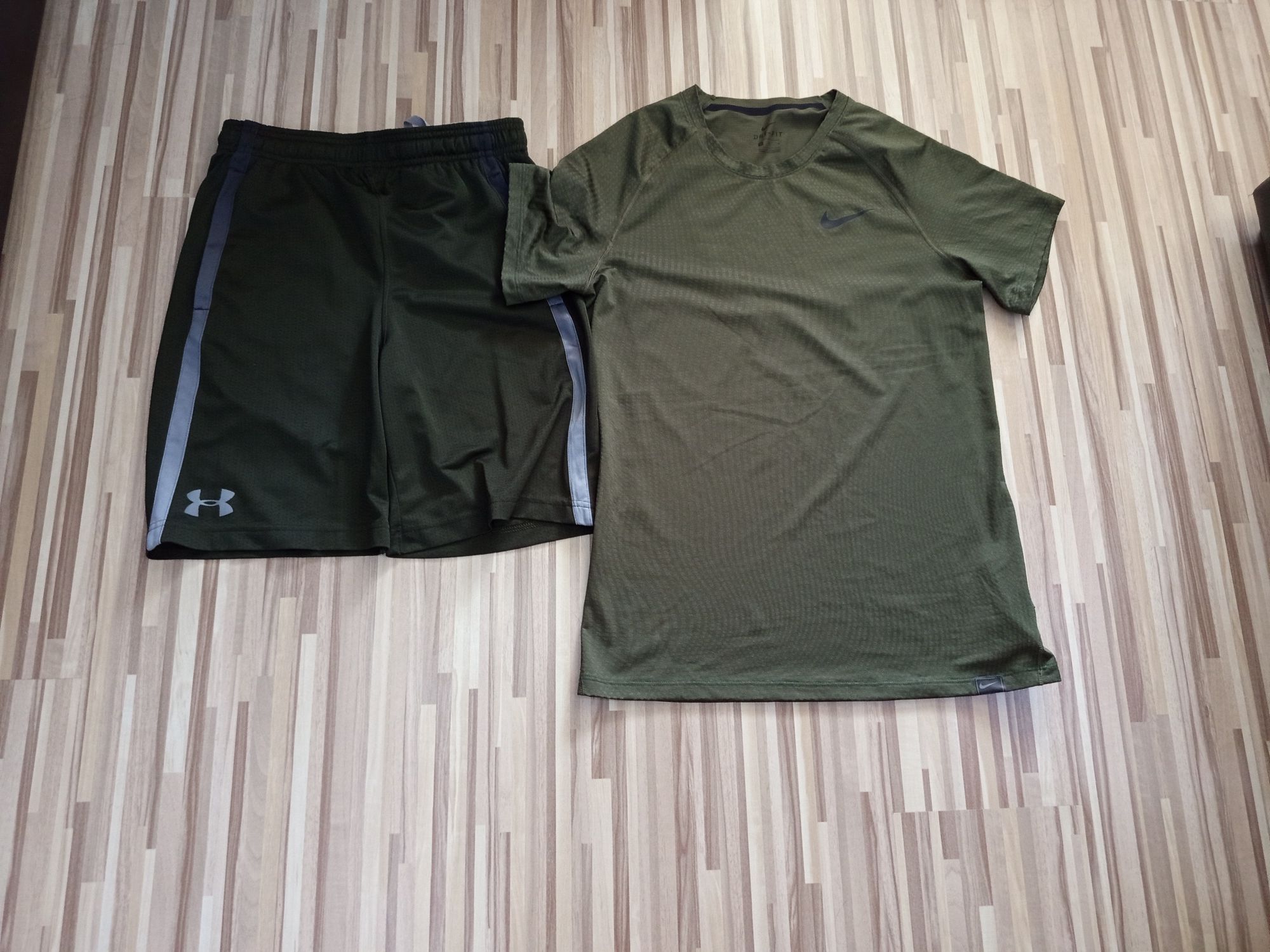 Къси панталони и тениски NIKE , UNDER ARMOUR,размер мъжка номерация S
