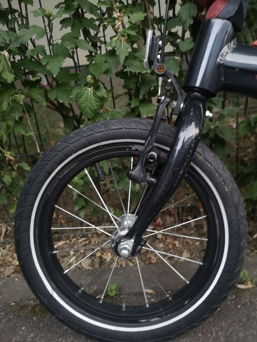 Bicicleta copii BMW Kidsbike 14 zoll negru metal/orange