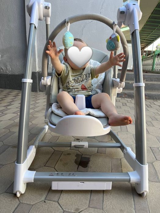 Люлька трансформер+Стульчик для кормления