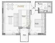 Apartament Nou Ultrafinisat 2 camere-balcon-Calea Moldovei
