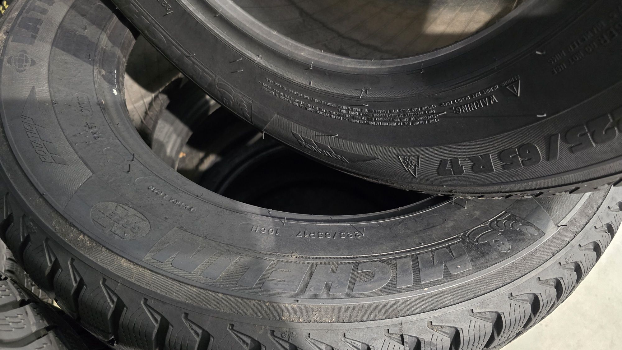 4 anvelope iarnă Michelin 225/65/17 -transport inclus