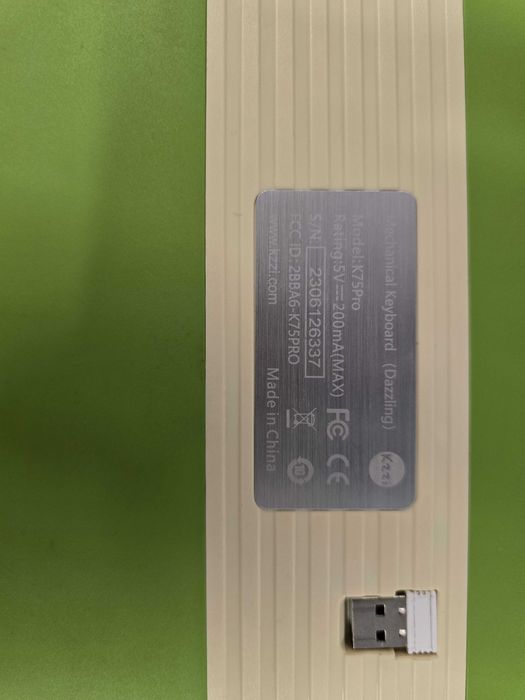 Mexanik Klaviatura , "KZZI K75 PRO lemon green,RGB"