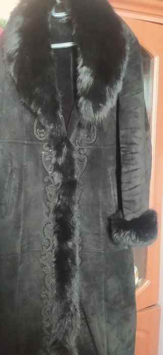 Шуба зимняя дублёнка