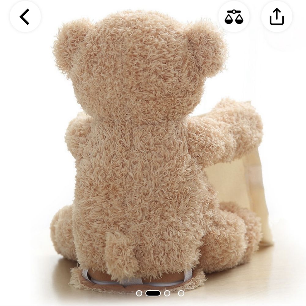 Интерактивна играчка мече Peek a boo