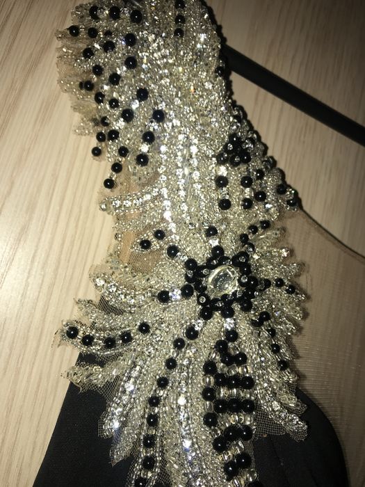 Бална официална рокля с камъни