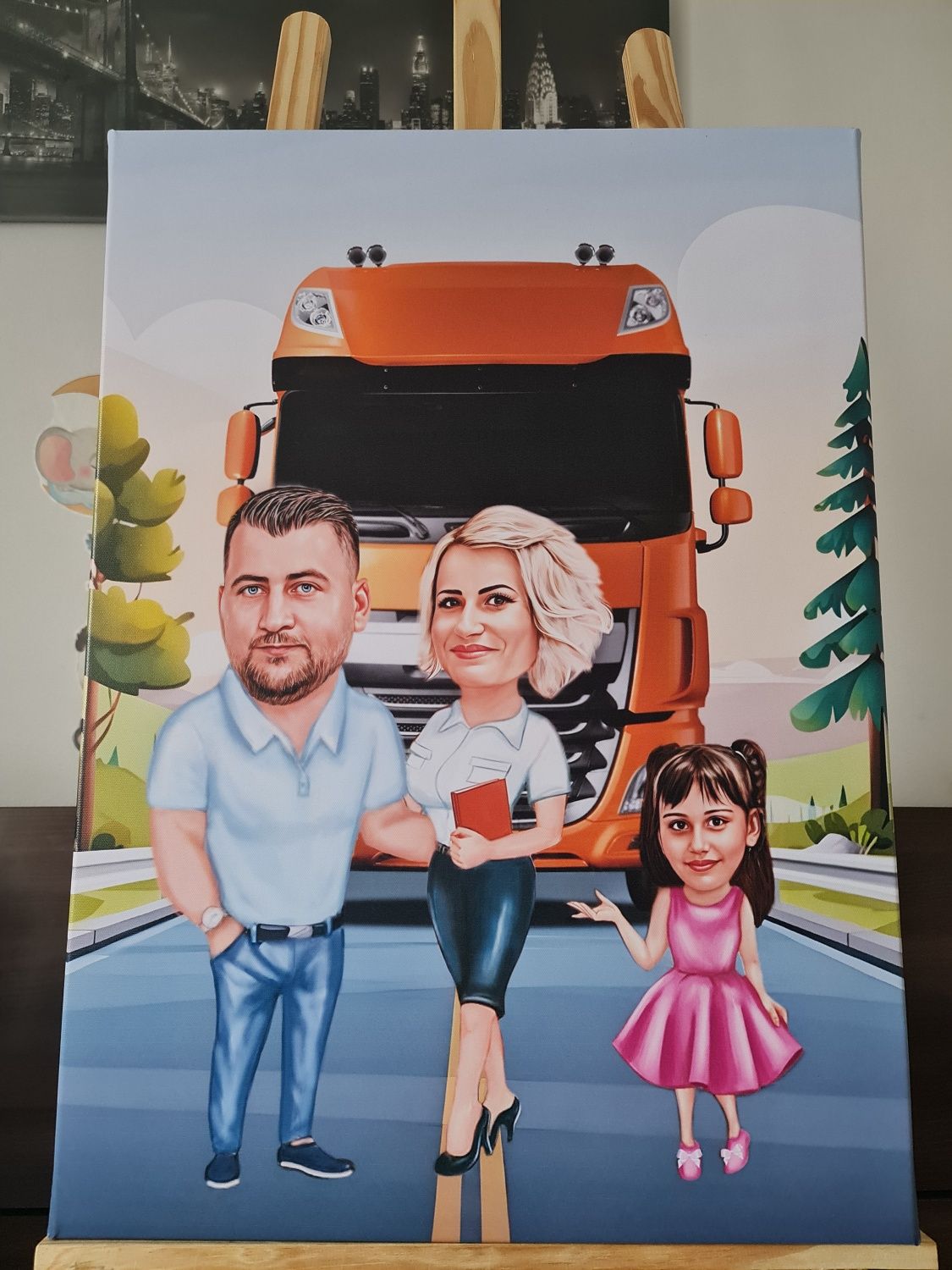 Tablouri Canvas - Caricaturi personalizate