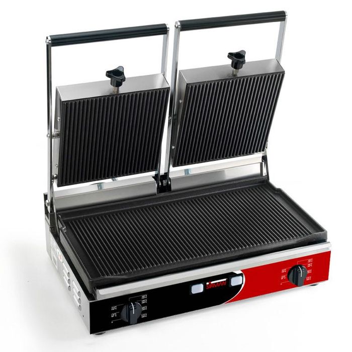 Grill panini 2 zone 3000 w