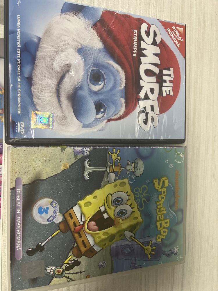 Dvd uri the reef / Barbie / Sofia/princess story/Madagascar/SpongeBob