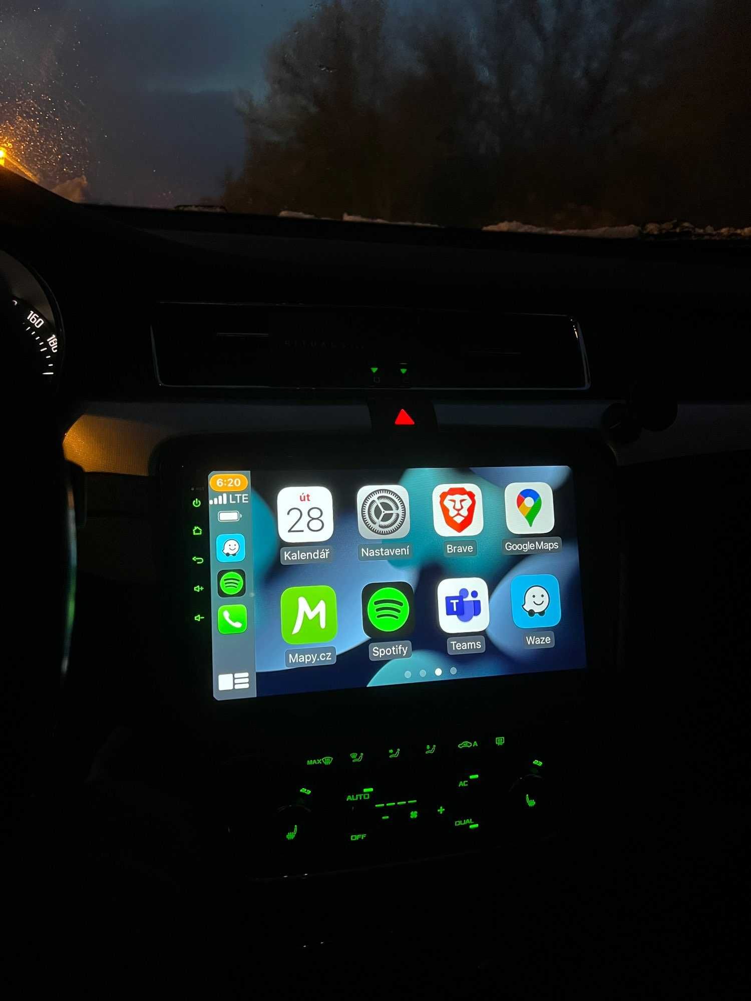 Navigatie Android Skoda Superb 2 1-8GB RAM - QLed CarPlay DSP 4G